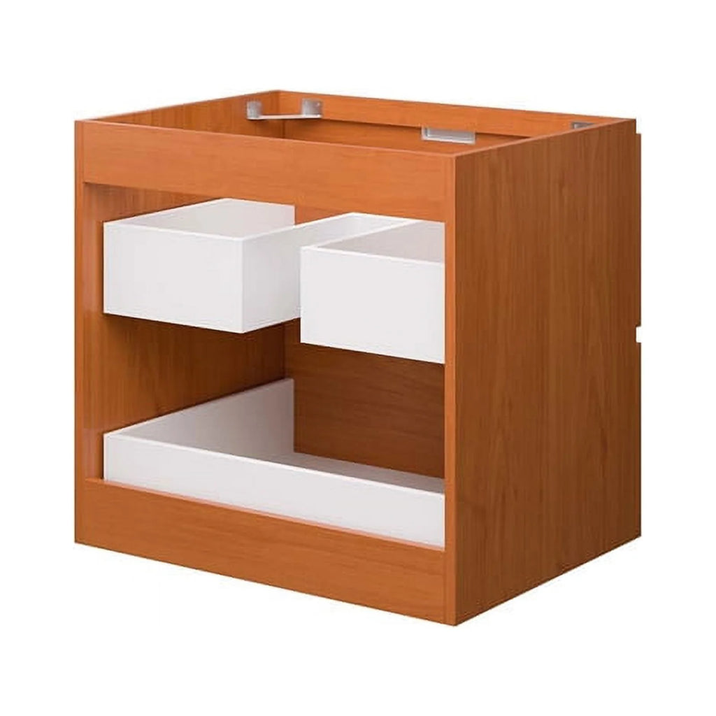 24" Melamine Wall-Mount Bathroom Vanity Cabinet A571756