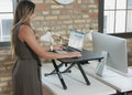 Adjustable Standing Desk, 29”x18.5, Black Y2592