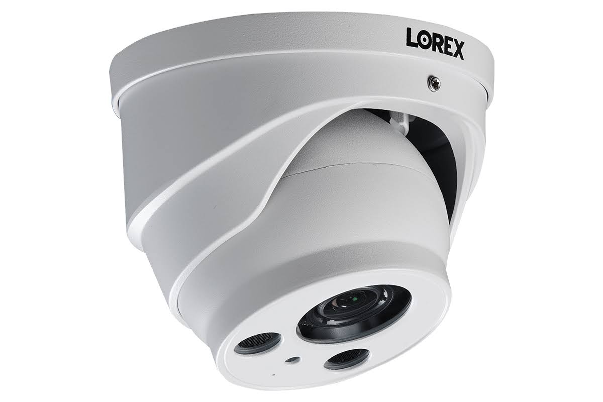 4K Motorized Zoom Lens IP Audio Dome Security Camera White 4-Pack G18792