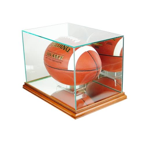 Black Football Glass Display Case C1570