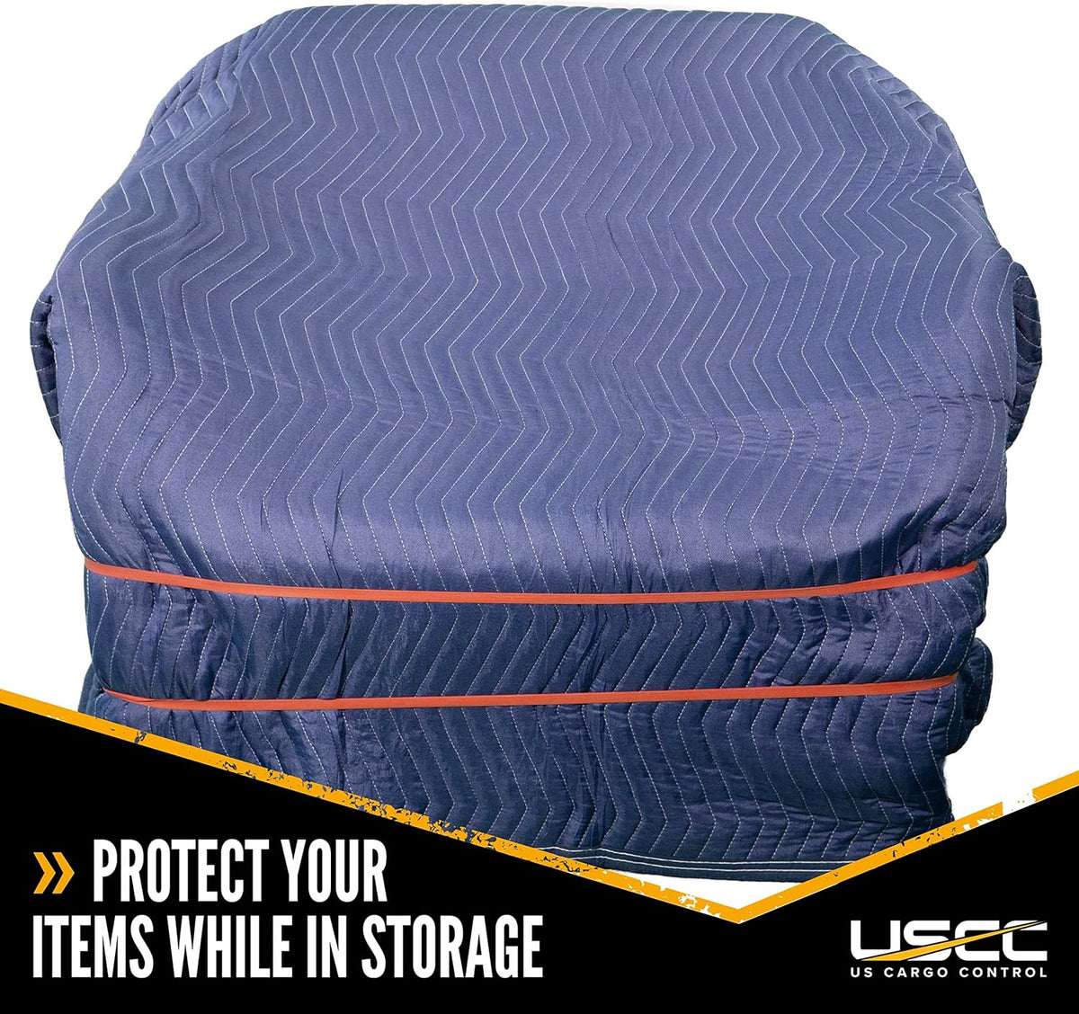 Blue Non-Woven Polyester Moving Blankets 12 Pack D3042