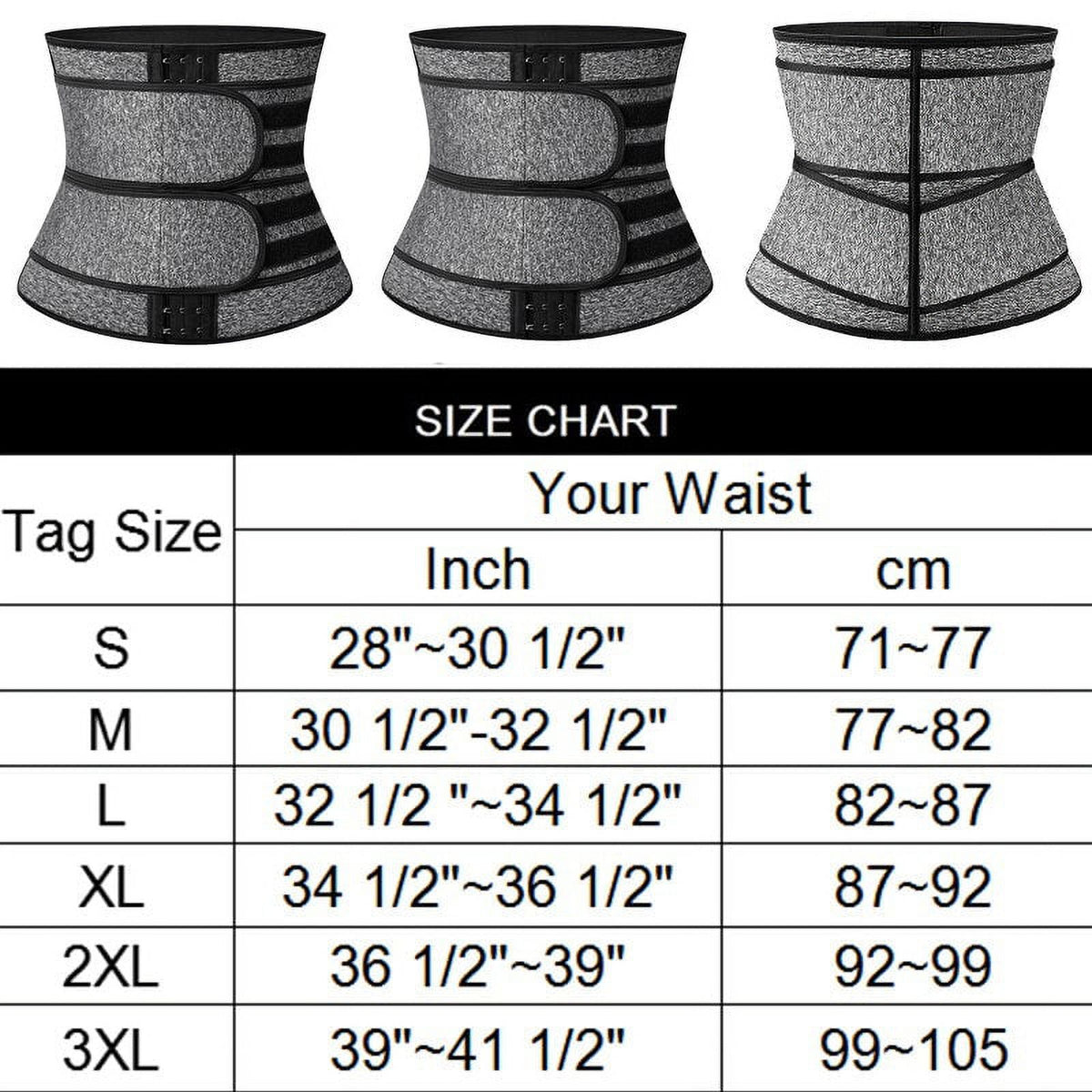 Neoprene Waist Trainer Corset Sweat Belt I352193