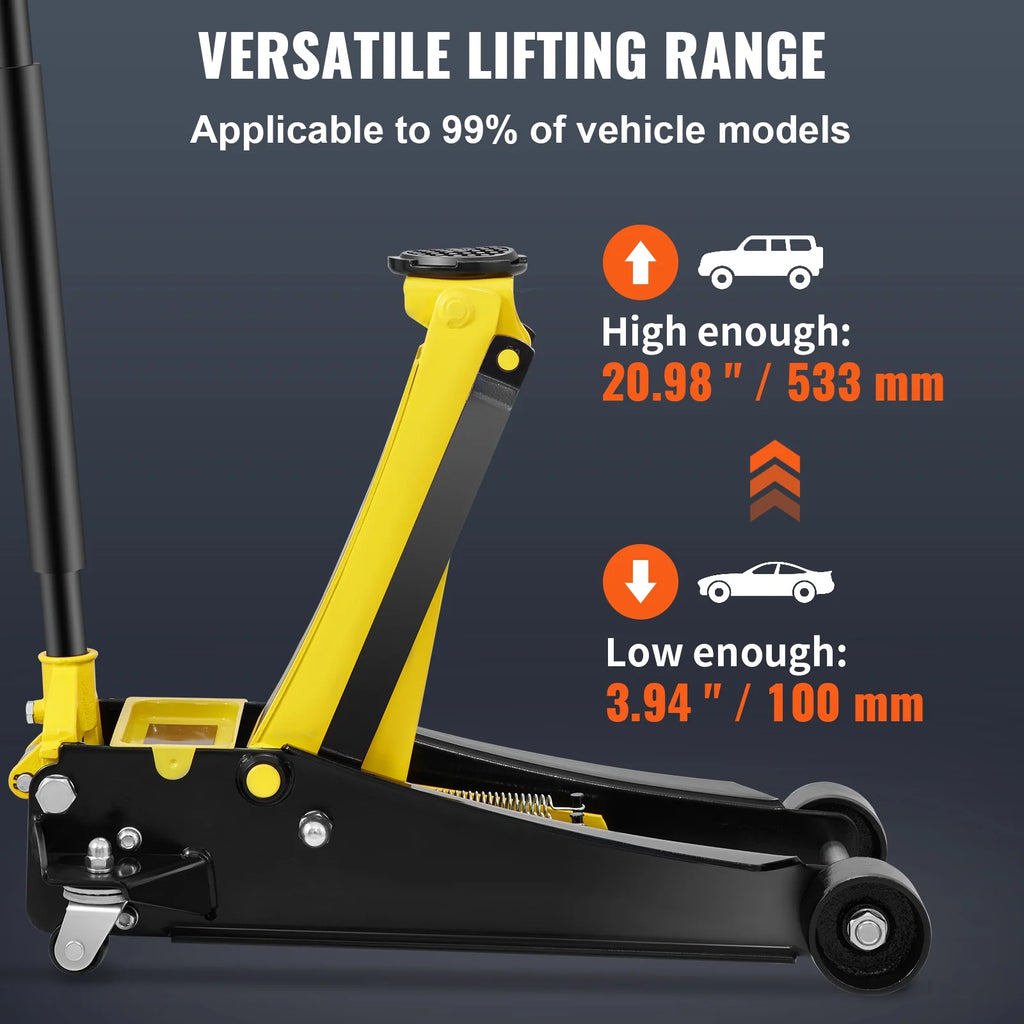 4 Ton Heavy Duty Steel Floor Jack Y219914