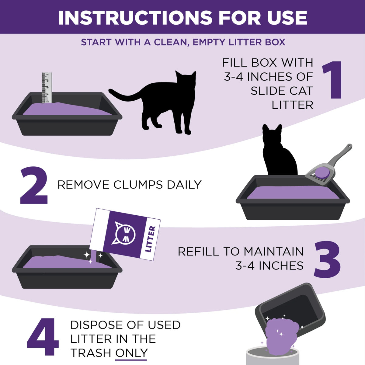 Clumping Cat Litter, 14 lbs E89684