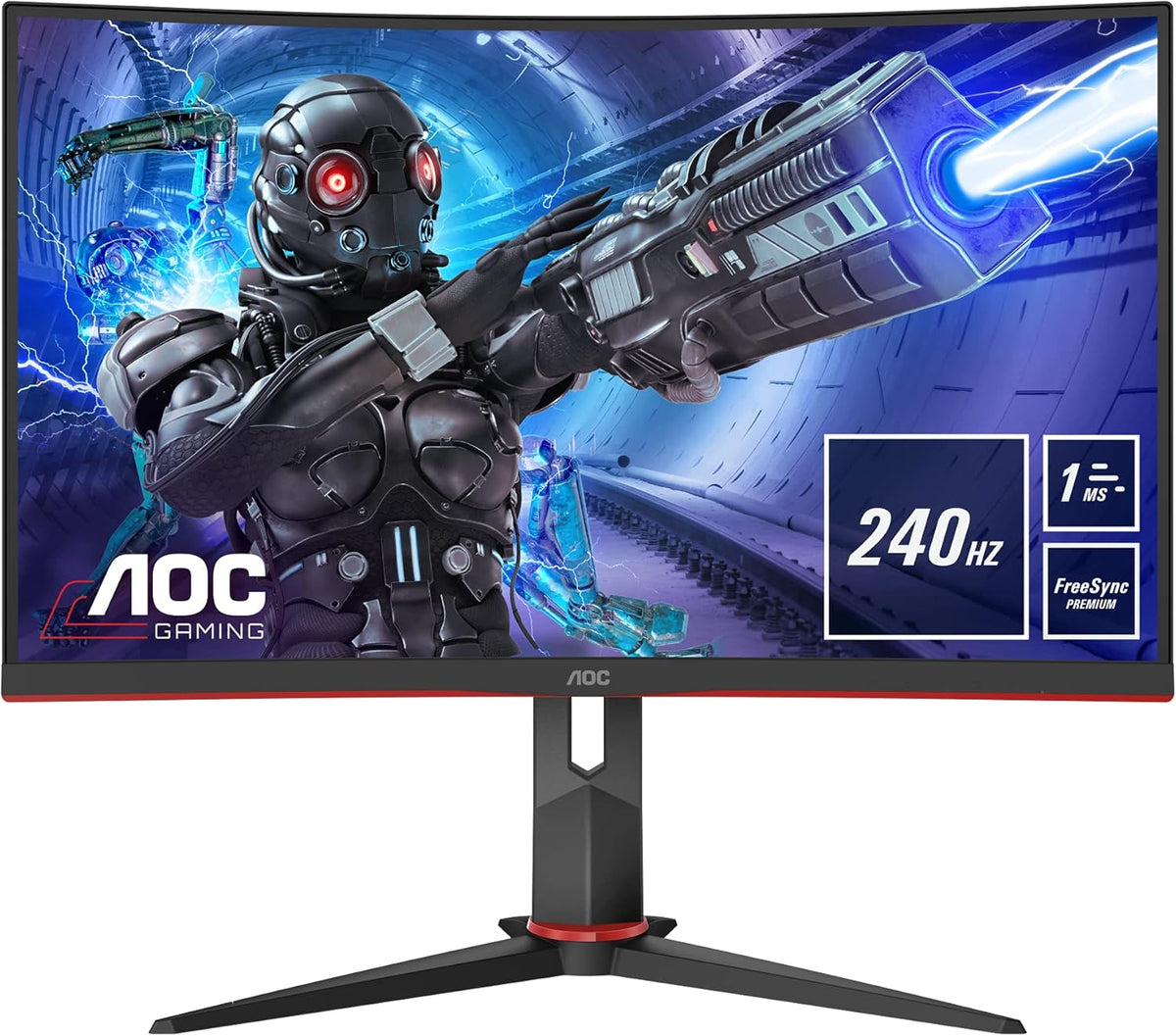 32" Curved Frameless Gaming Monitor, Full HD 1920x1080, VA, 0.5ms 240Hz Q8549