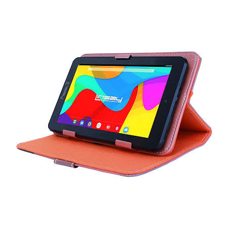 7 in. 2GB Ram 32GB Storage Android 10 Tablet with Leather Case, Holder and Pen, Purple W533