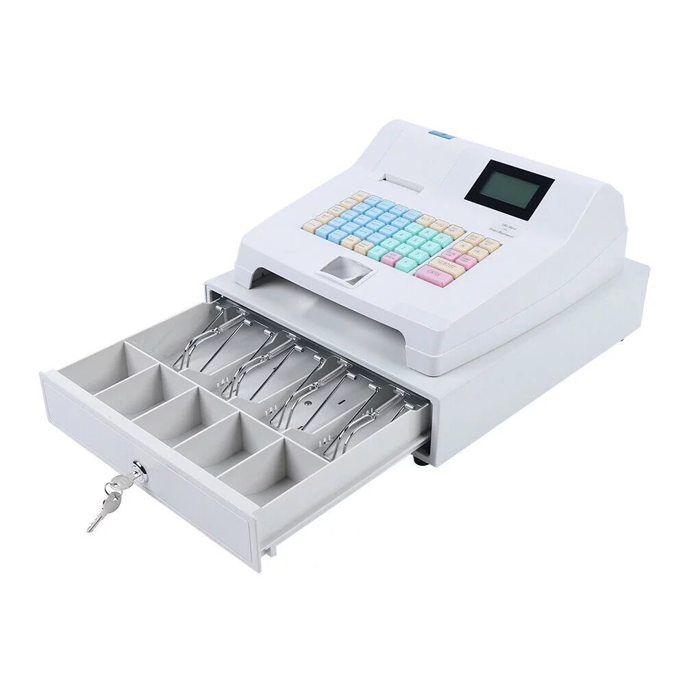 LED Electronic Cash Register 48 Keys with Cash Drawer S7263