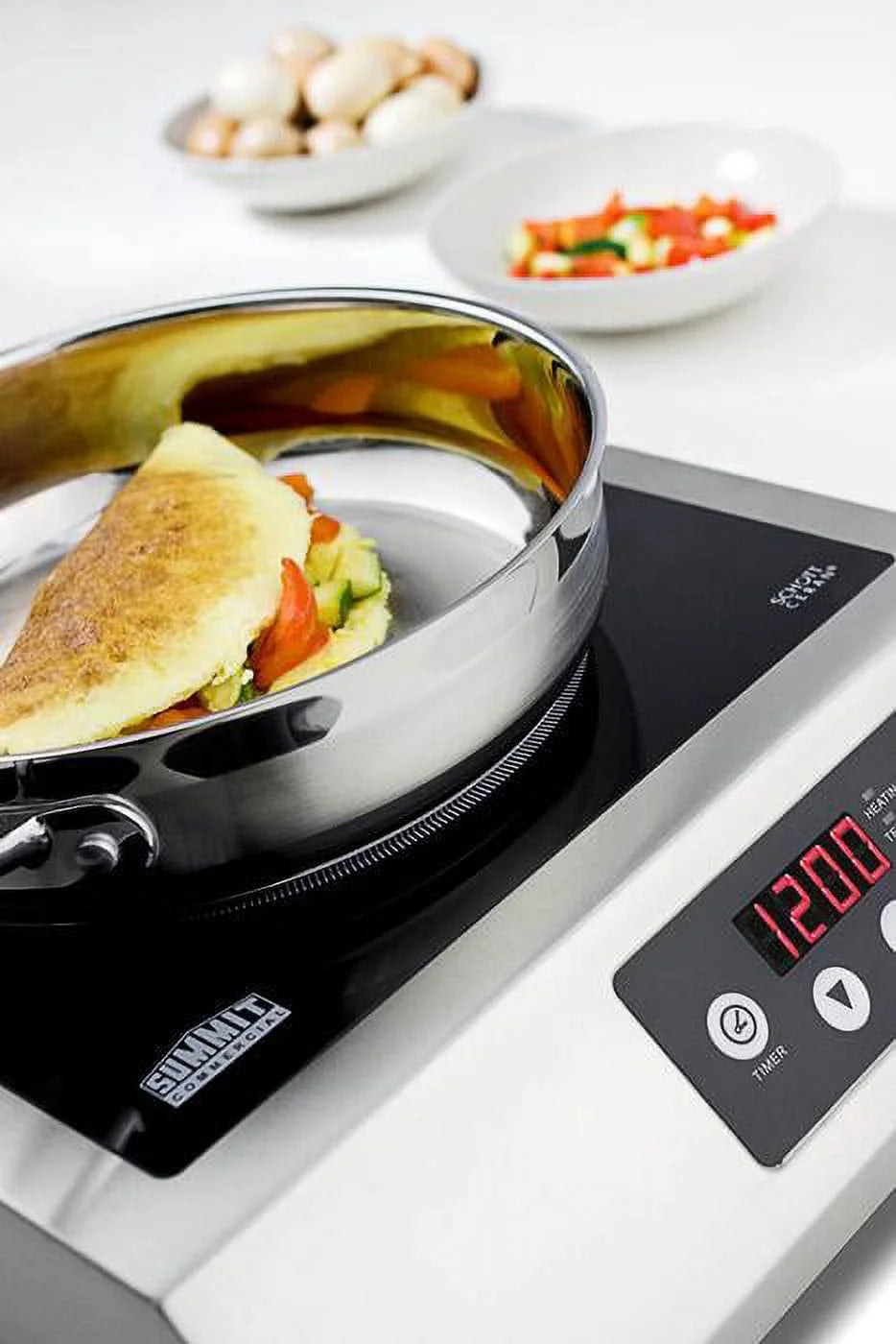 13 Smoothtop Portable Electric Induction Cooktop With 1 Cooking Zone In Stainless Steel A3889