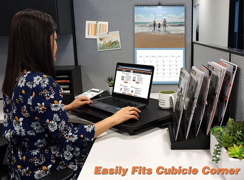 Adjustable Standing Desk, 29”x18.5, Black Y2592