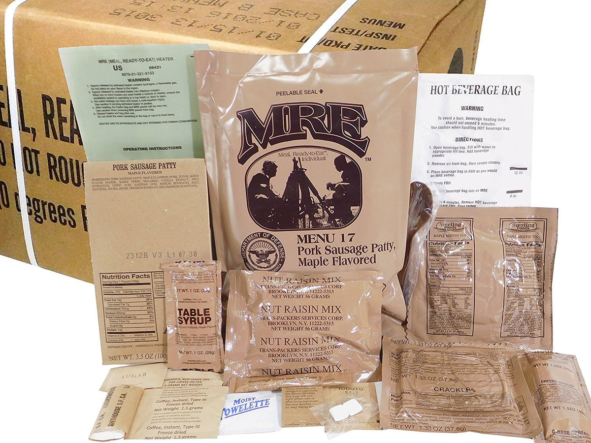 12 Meals MRE with 2019 Inspection Date I237
