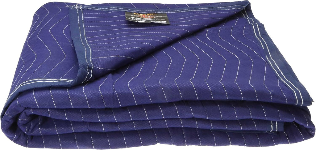 Blue Non-Woven Polyester Moving Blankets 12 Pack D3042