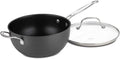 Nonstick Hard-Anodized 4-Quart Chef's Pan with Glass Cover K3848