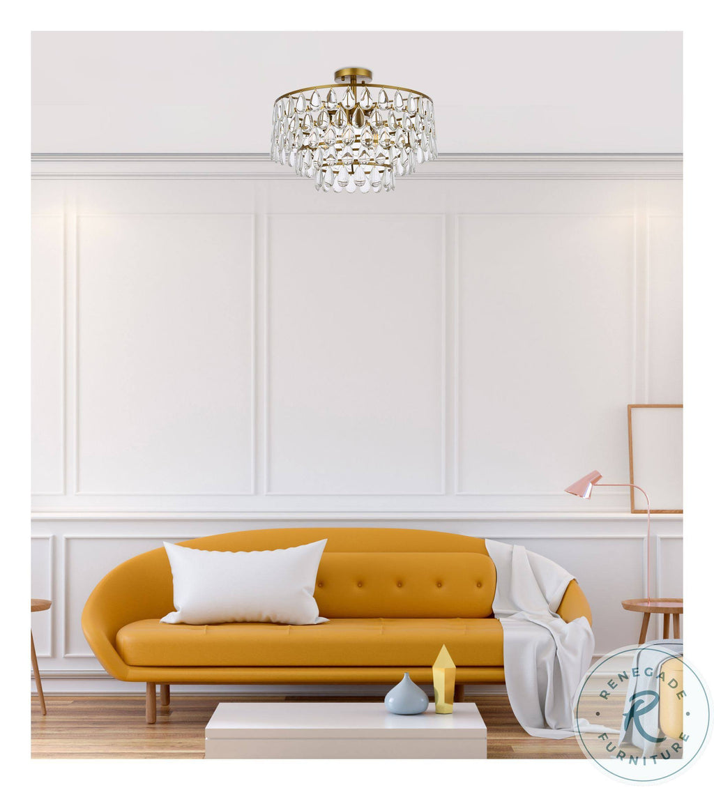 Brass Flush Mount X3924
