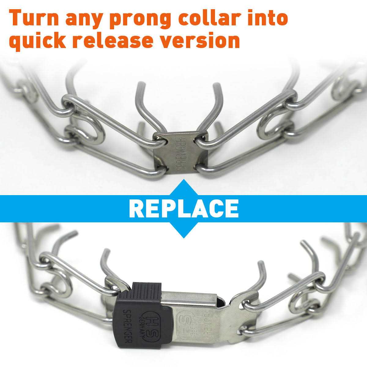 Stainless Steel Quick Release Buckle for Dog Collar T26503