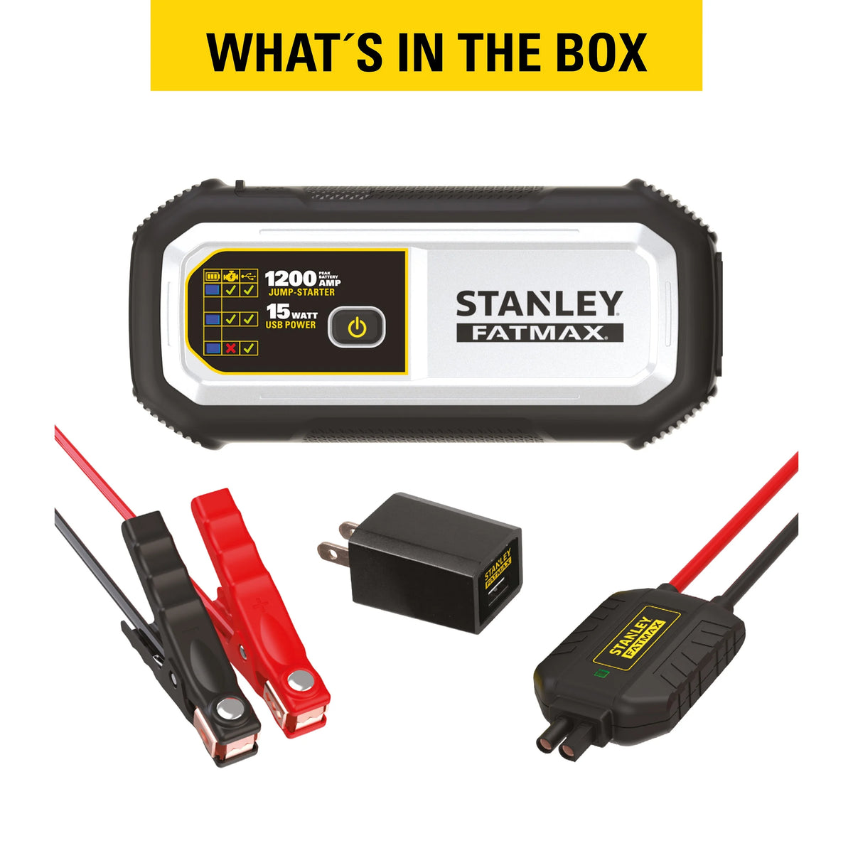 1200 Amp Lithium Jump Starter with USB Power Bank B7644