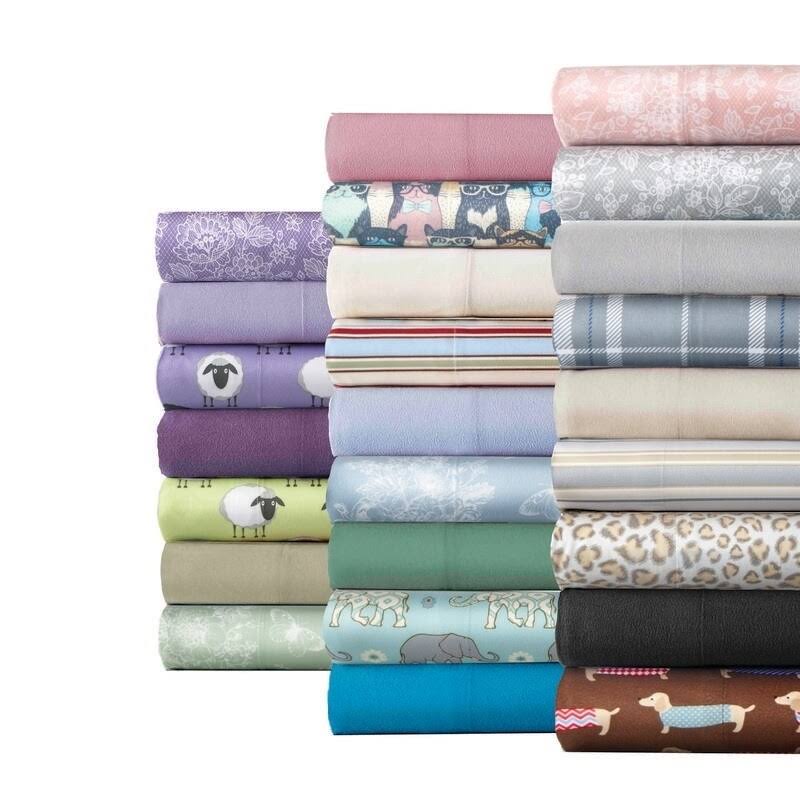Micro Flannel Printed Sheet Set California King B252697