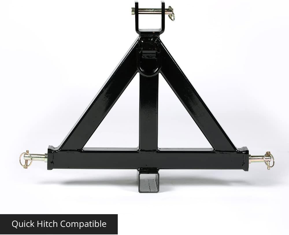 Heavy Duty 3 Point 2 Receiver Trailer Hitch Category 1 Tractor Tow Drawbar K684