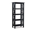 Black 4-Shelf Bookcase S5138