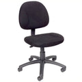 Fabric Adjustable Office Chair in Black R4200