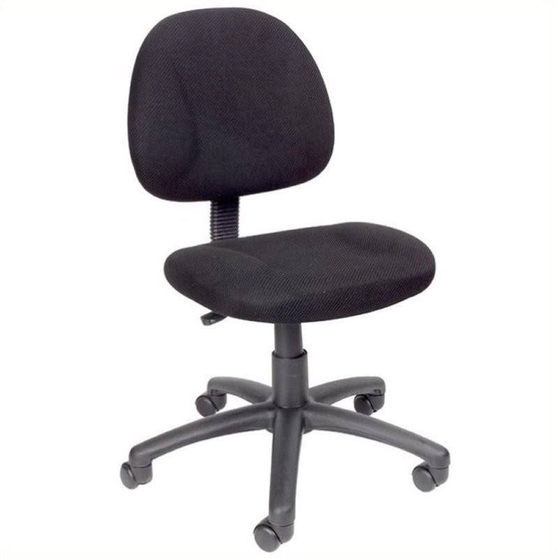 Fabric Adjustable Office Chair in Black R4200