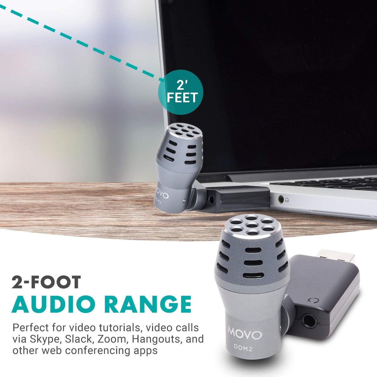 Mini Omnidirectional USB Computer Microphone with USB Adapter Q573