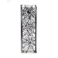 12 in. Spiderweb Art Decorated Square Glass Vase U453315