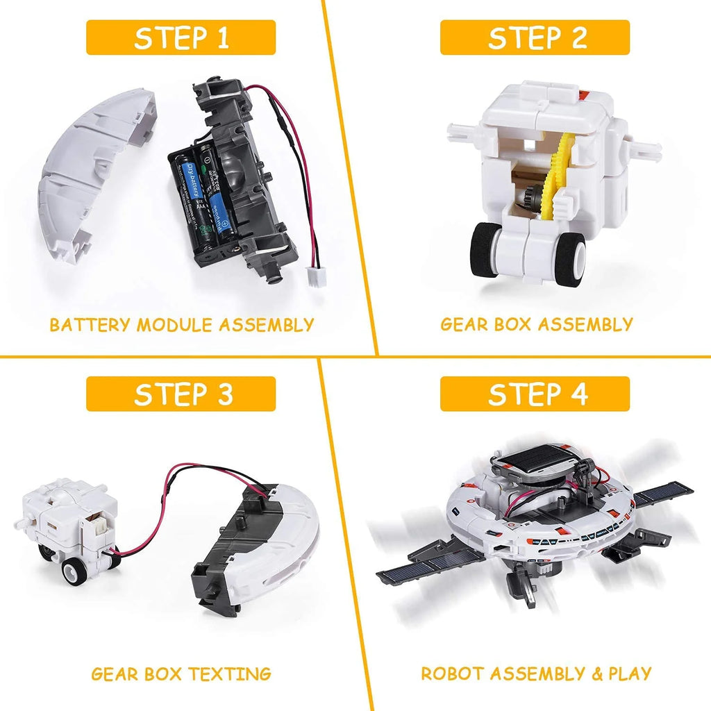 6-in-1 Solar Robot Science Kits W392