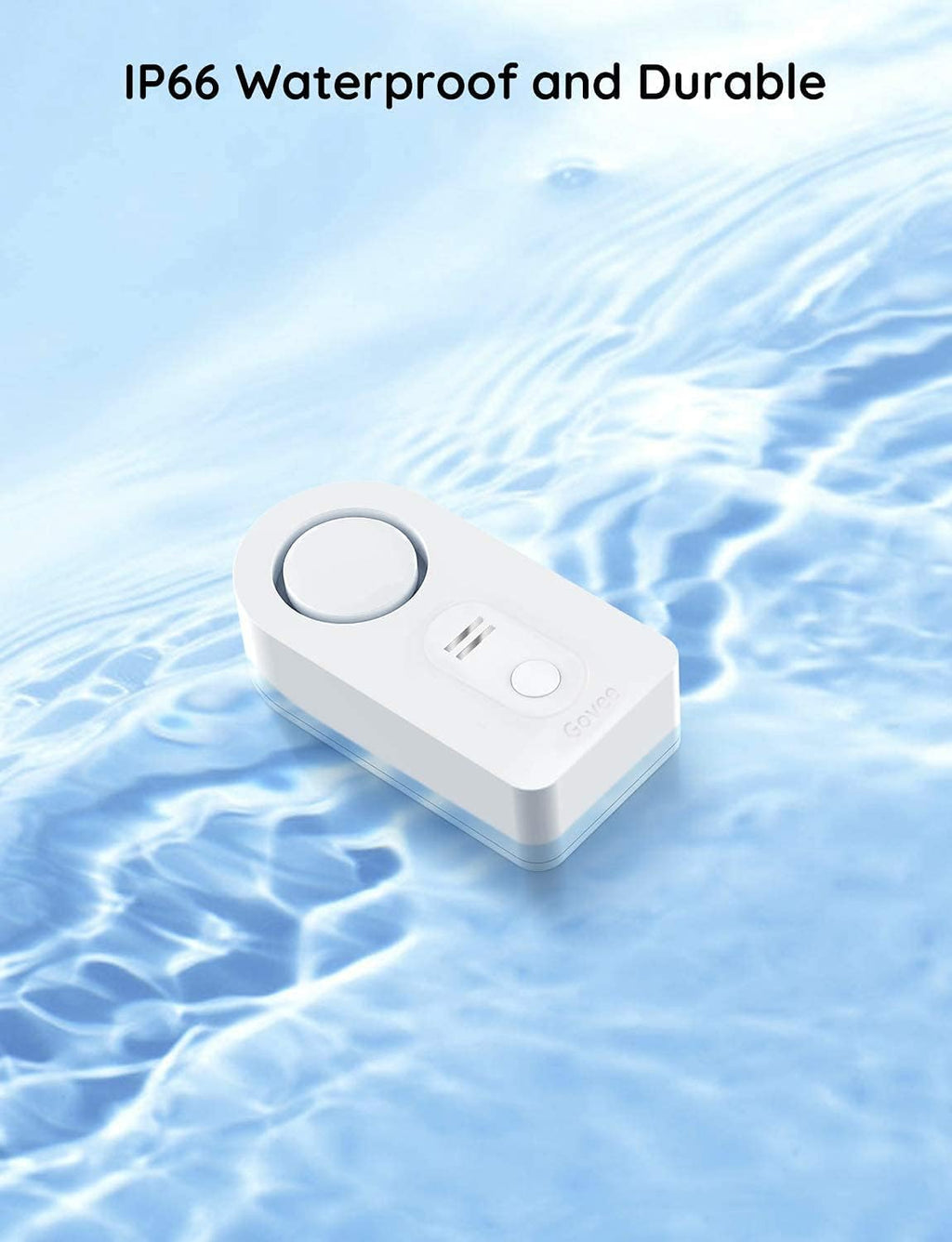 Water Sensor 2 Pack with Adjustable Alarm T52595