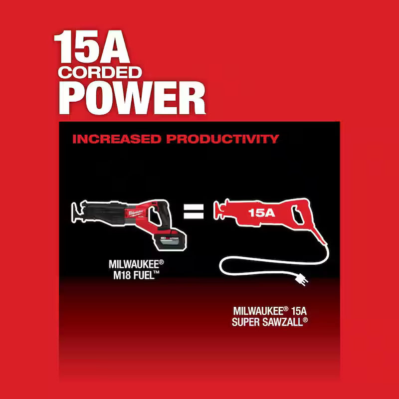 18V Lithium-Ion Brushless Cordless Reciprocating Saw & 12.0Ah Battery Q805761