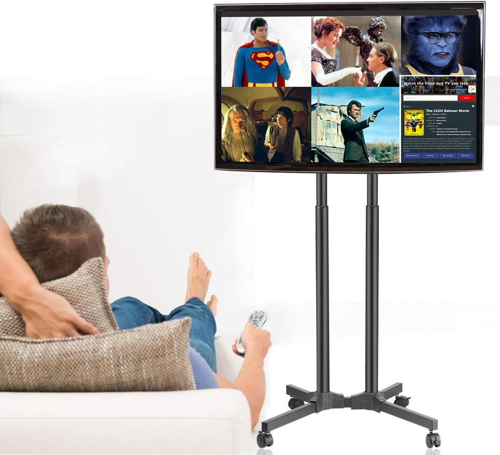 Rolling TV Stand Mount Cart with Wheels for 32-70 inch TVs S233318