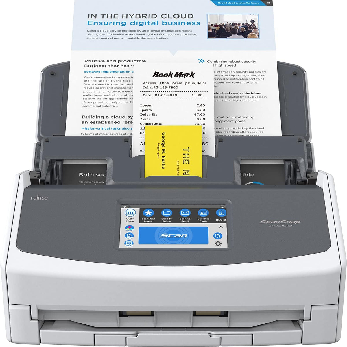 Black Document Scanner O244023