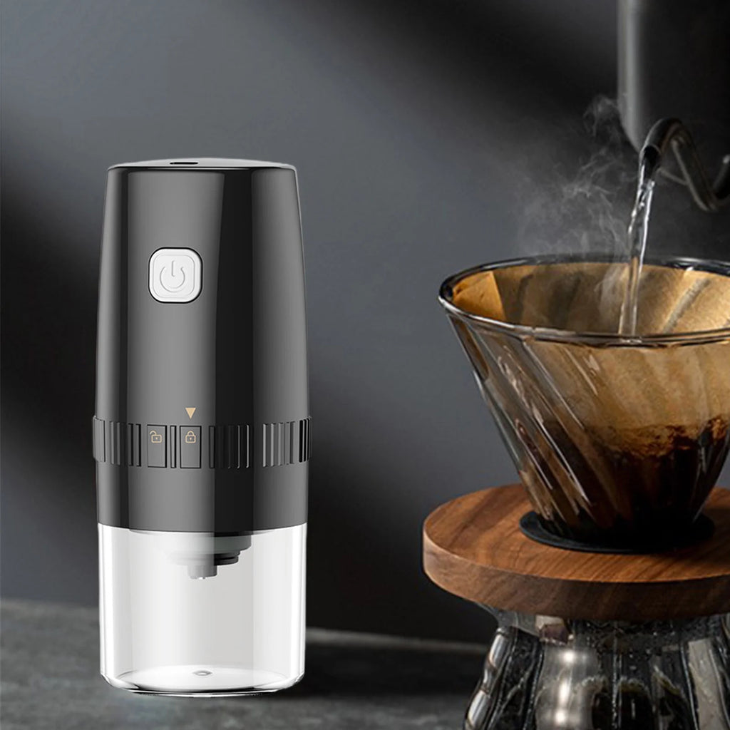 Black Cordless Electric Burr Coffee Grinder X2206