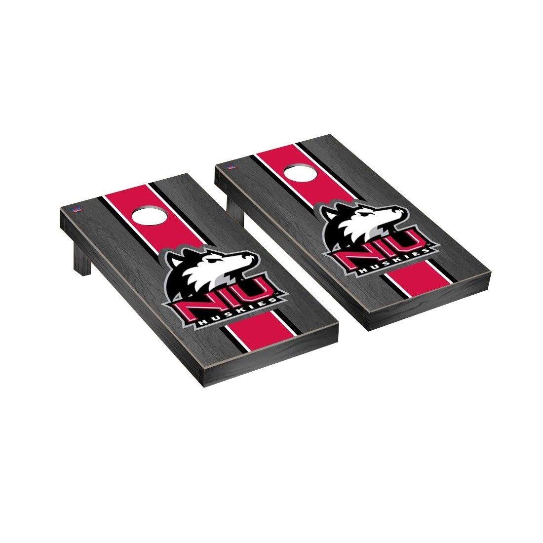 Cornhole Game Set Onyx Stained Stripe Version N624