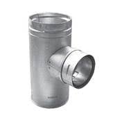4 inch PelletVent Pro Increaser Tee Clean-Out Cap Stainless Q847