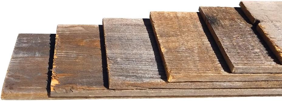 Whitewash Weathered Wood Planks for Walls X7637
