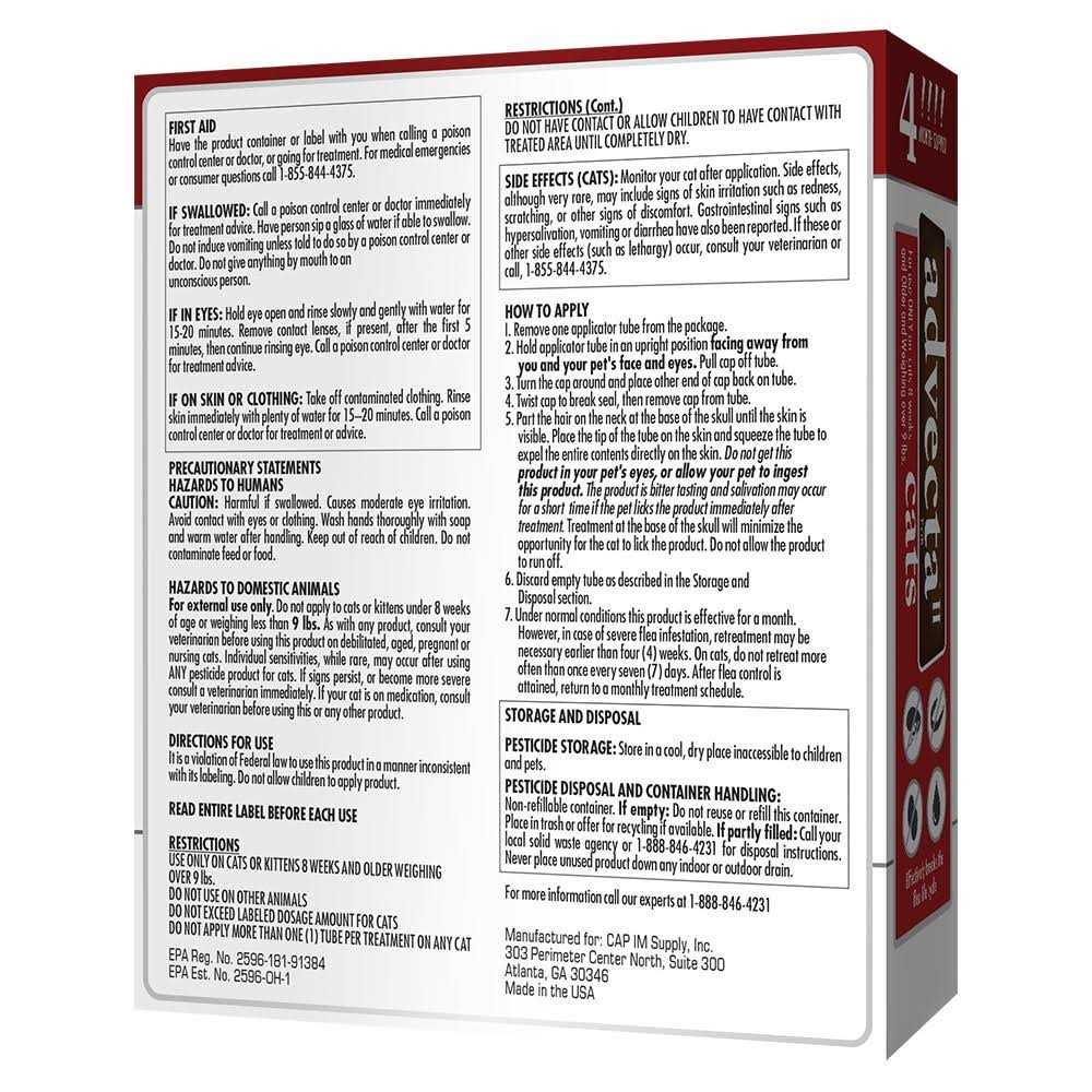 Flea Protection for Large Cats A9483