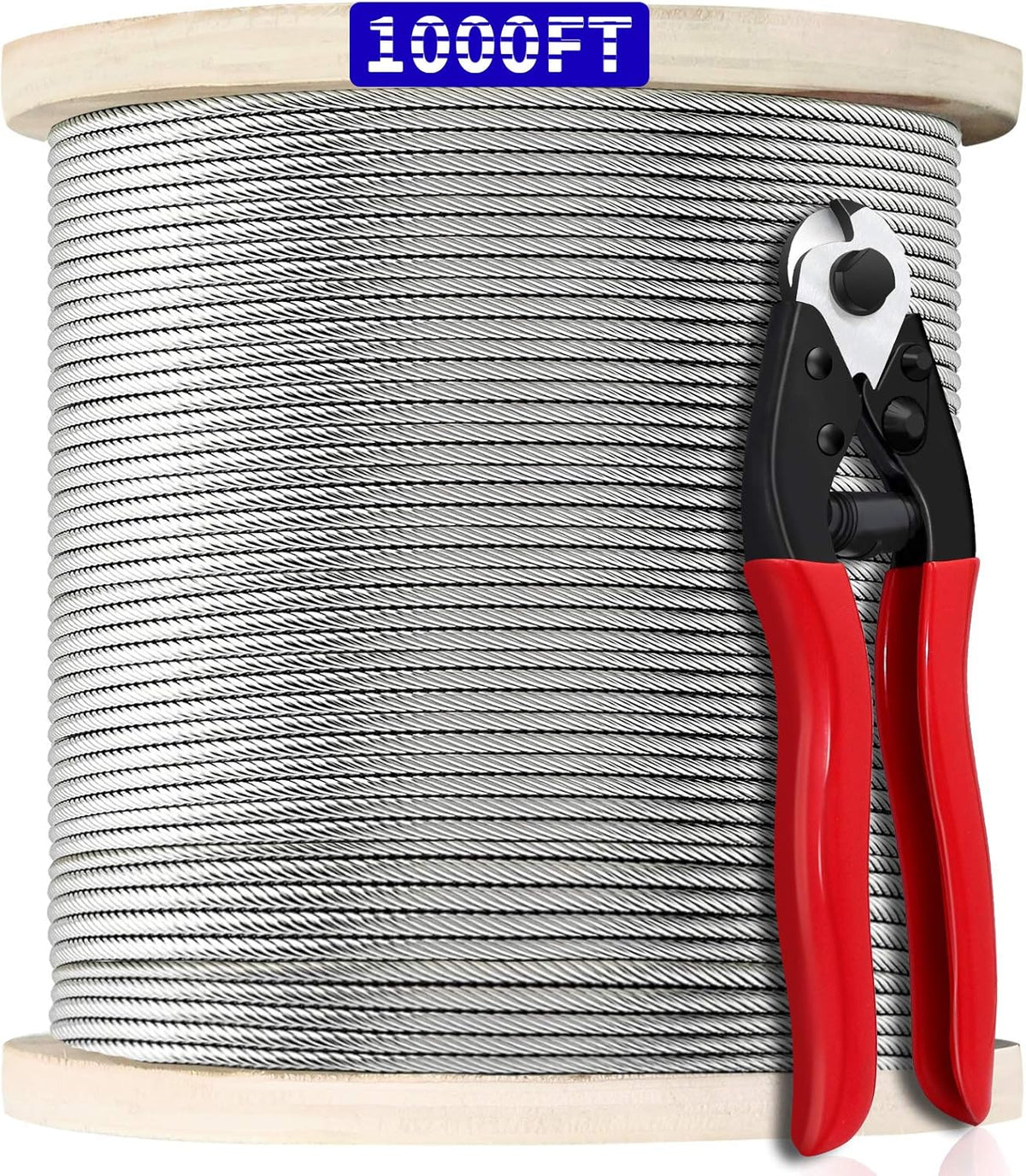 1/8 T316 Stainless Steel Cable 1000FT D8022