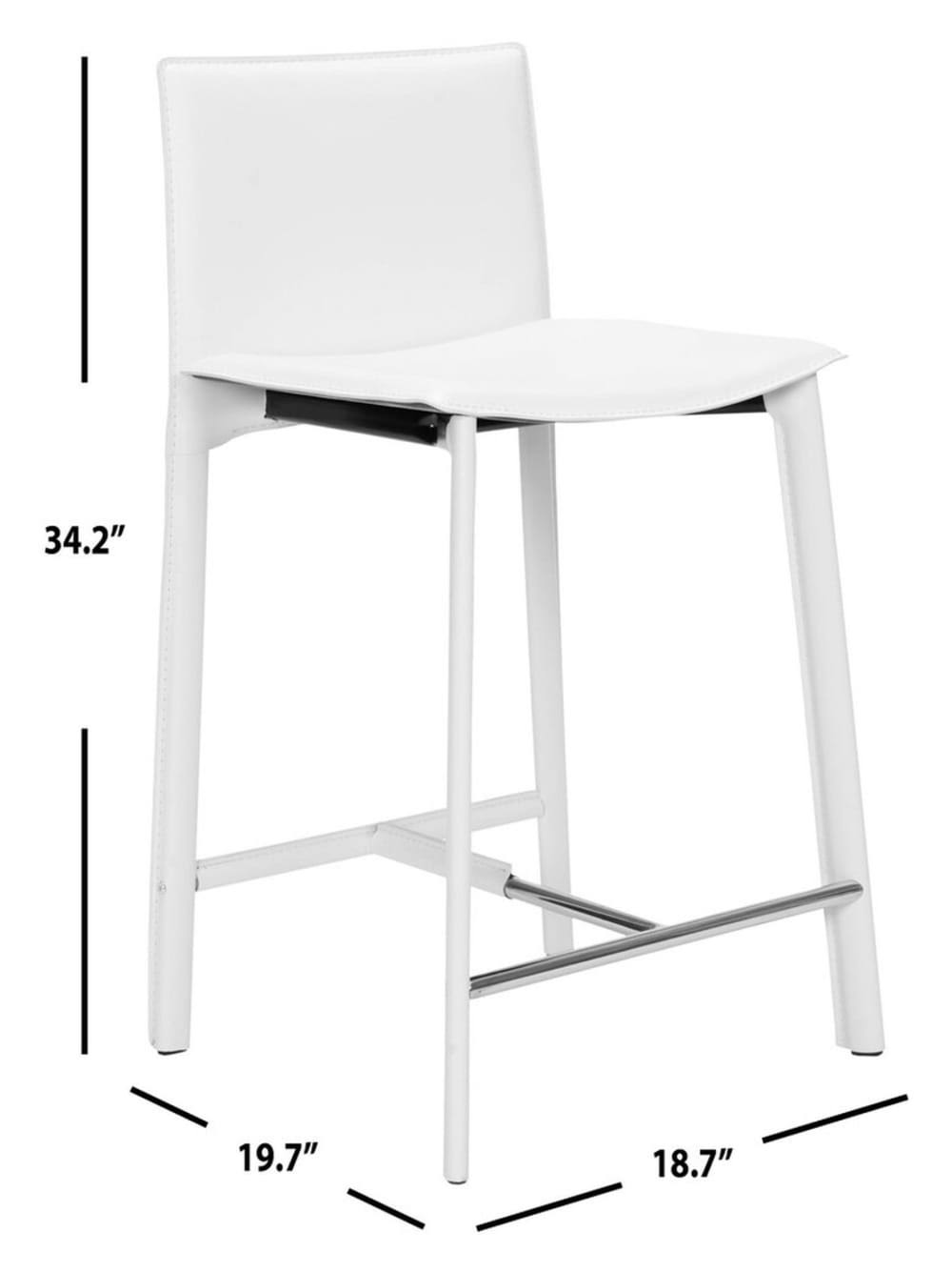Black Counter Stool - 2 count C185075