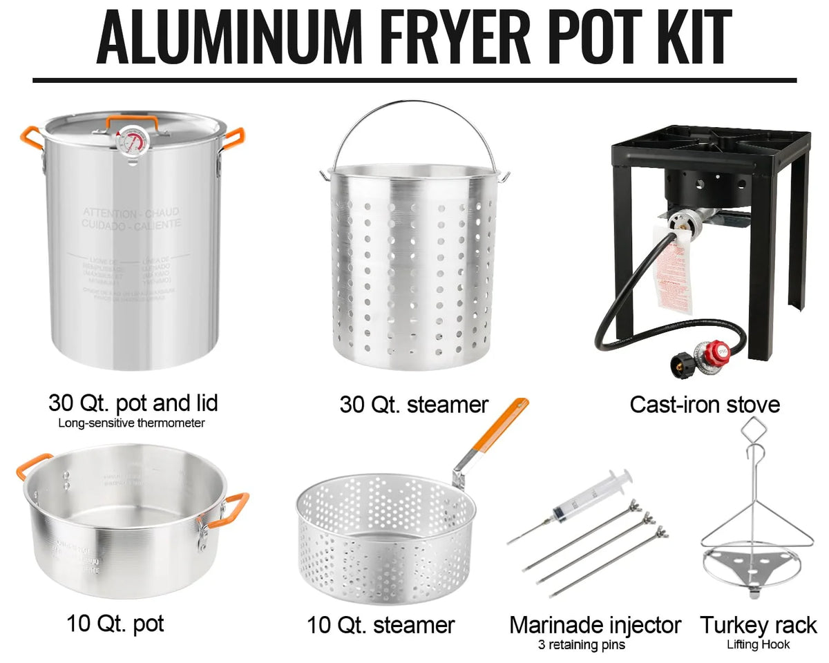 10 Qt Propane Outdoor Fish Fryer Set Z13471