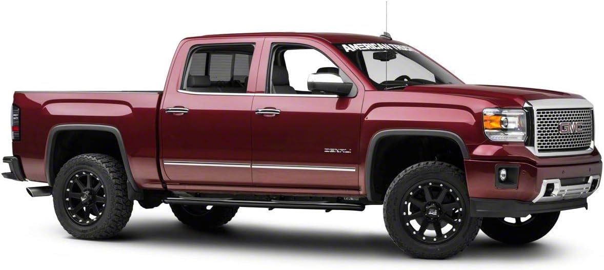 Black Oval Bent End Side Step Bars K918