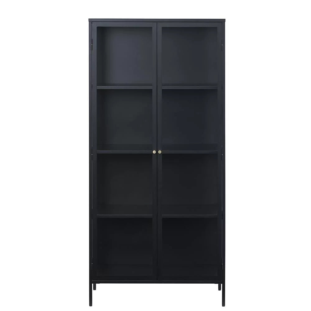 Metal & Glass 75" Cabinet A388