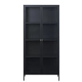 Metal & Glass 75" Cabinet A388