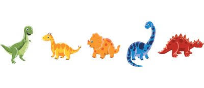 Dinosaur Fabric Wall Decal V568
