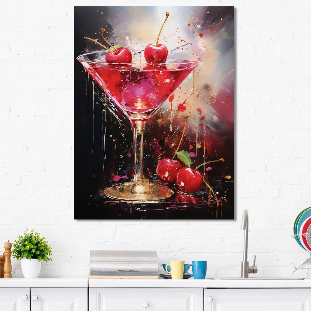 Cocktails Canvas Wall Art C3820