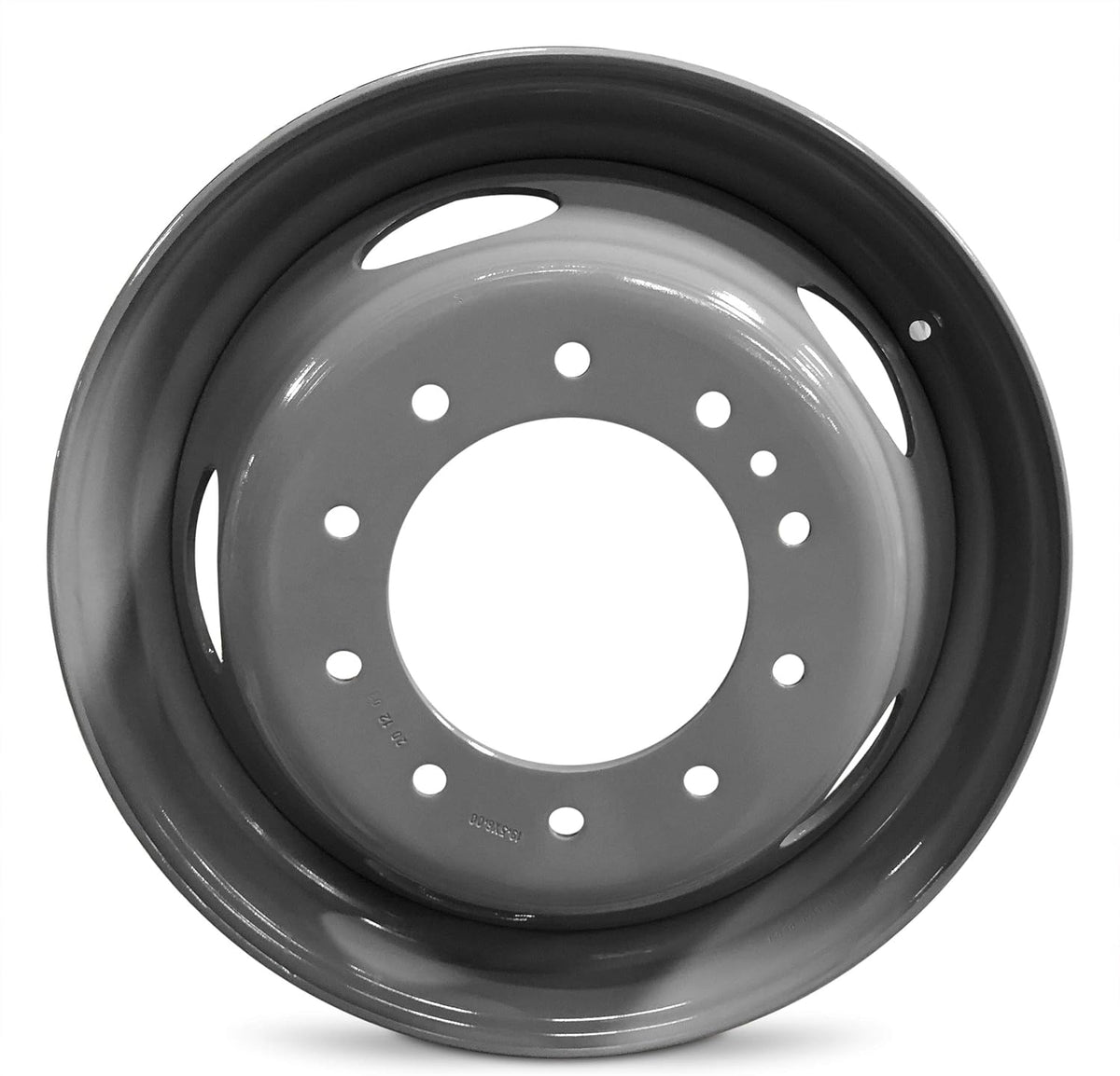 19.5 Inch 10 Lug Gray Steel Wheel Rim H2997