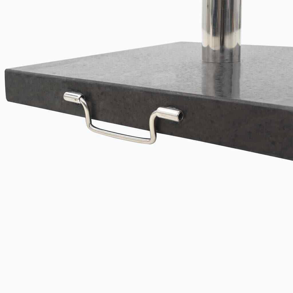 Granite Parasol Base 66.1 lb Square Black L1778
