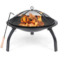 Steel Fire Pit with Carrying Case J2116