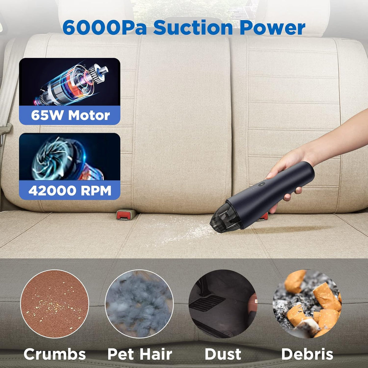 Cordless Handheld Car Vacuum Pack of 2 S5891