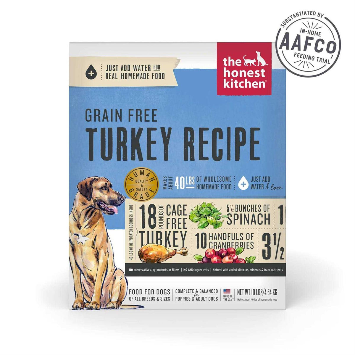 Dehydrated Grain Free Turkey Dog Food S771