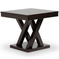 Cappuccino Square End Table B814817